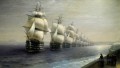 parade of the black sea fleet Romantic Ivan Aivazovsky Russian